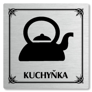 Kuchyňka, 80x80mm, stříbrná, Nebraska